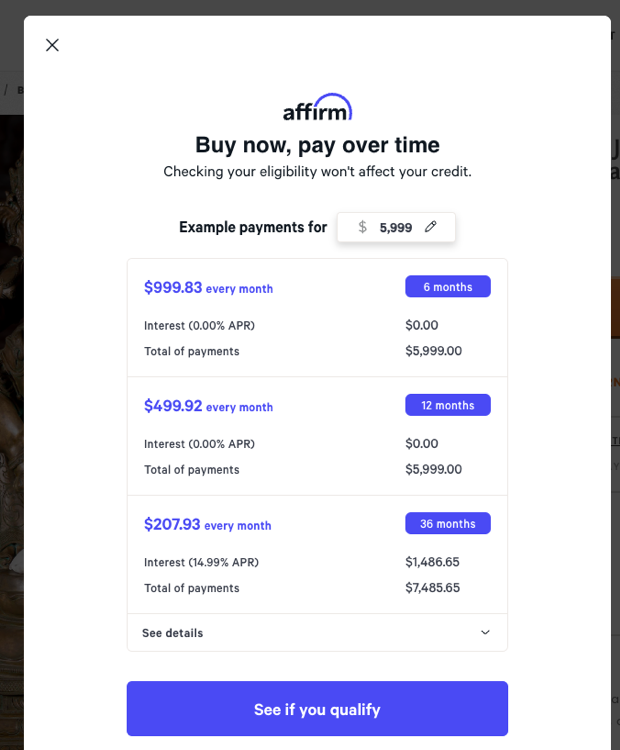 Increase Conversion Rates and Improve Average Order Value with Affirm